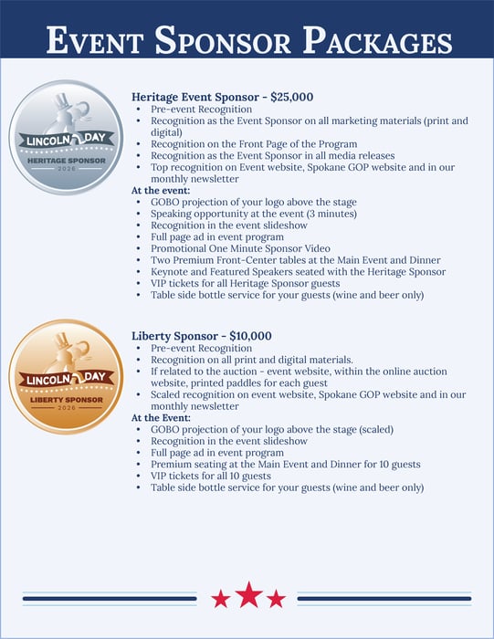 Event Sponsor Packages