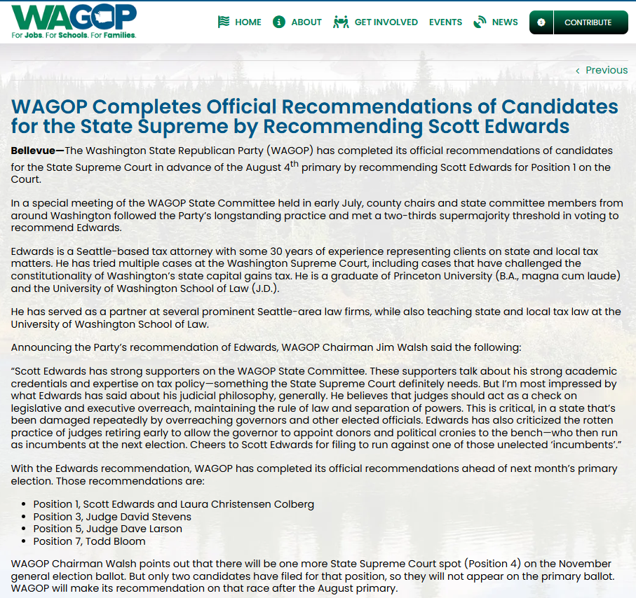 WAGOP Judges WAGOP Judges
